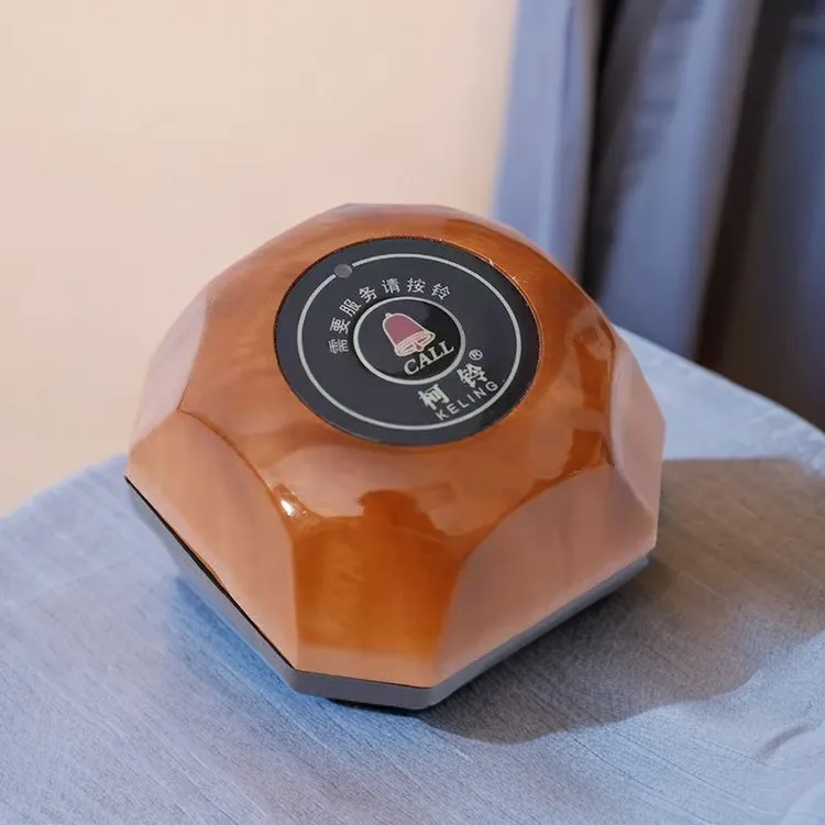 柯铃无线呼叫按钮酒店茶楼饭店语音足浴会所美容院呼叫器无线