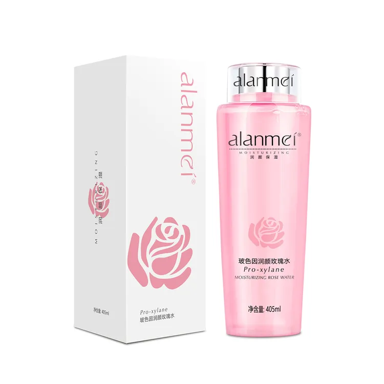 alanmei玻色因爽肤水 补水保湿水抗皱紧致三合一玫瑰水水嫩清爽商品图