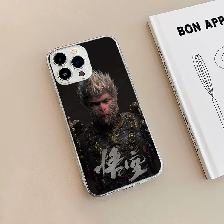 黑神话悟空适用苹果14/15promax手机壳11Pro透明xsmax全包12软壳