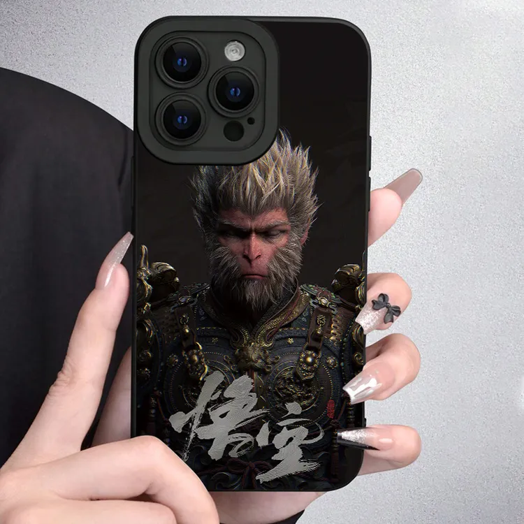 适用苹果15Promax手机壳黑神话悟空软iphone14网红高端潮流全包13