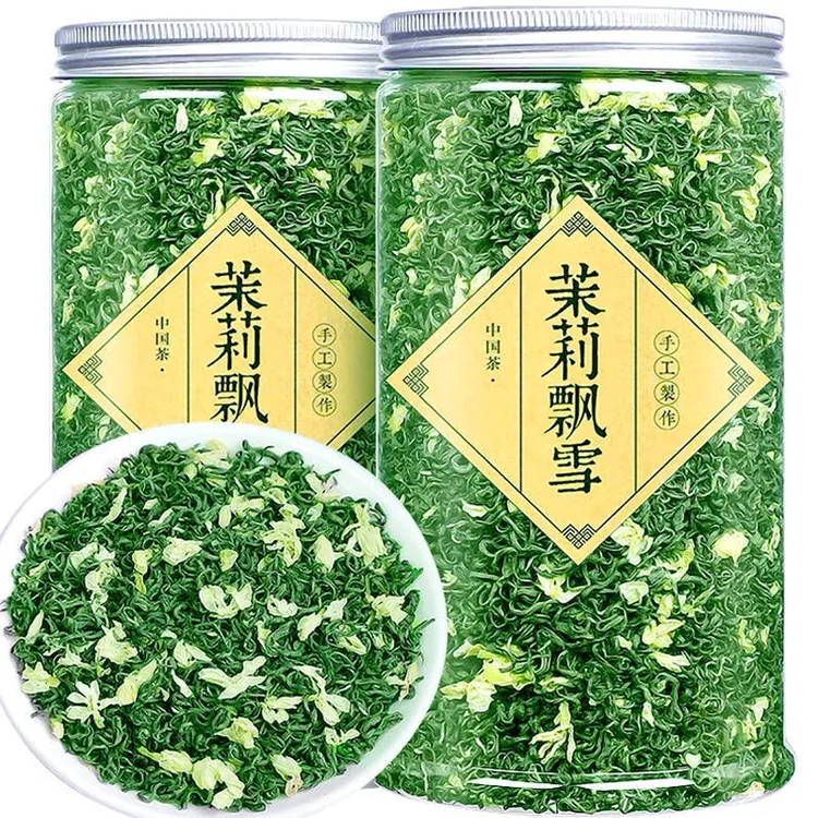 茉莉花茶2025新茶高档正宗飘雪茉莉花茶花草茶毛峰浓香耐泡型袋装