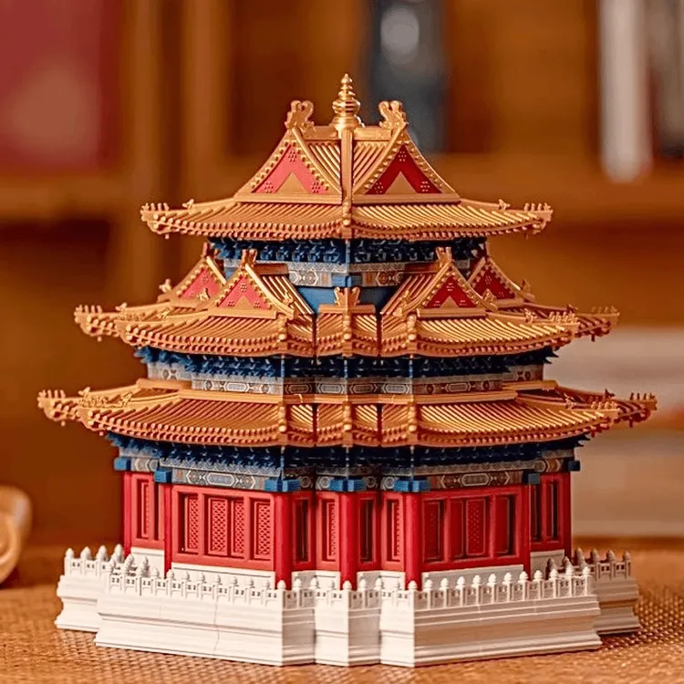 8-16岁积木故宫角楼建筑系列成人高难度拼装模型男孩益智礼物玩具