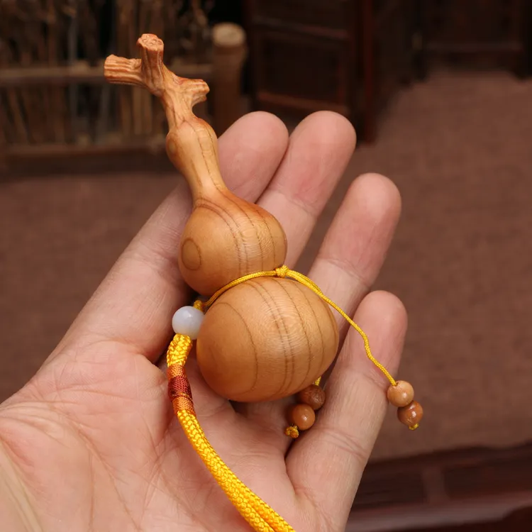 龙头葫芦 老桃木葫芦 桃木龙头葫芦 手工雕刻平安祥瑞龙头葫芦