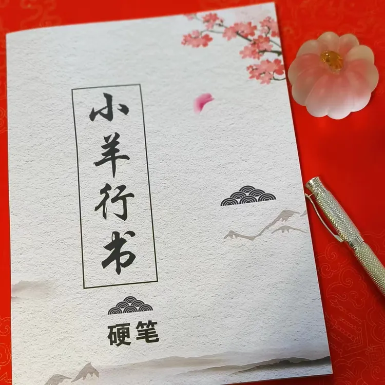 【小羊硬笔行书字帖】硬笔行书作品行书单字行书章法布局美文作品