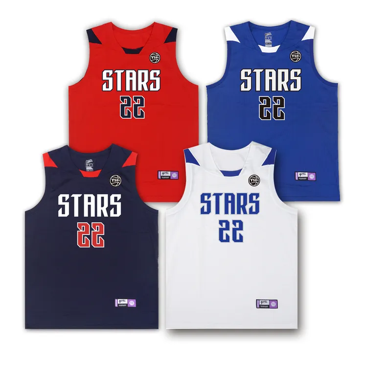 YSBL美高V领球衣夏季实战篮球服透气印花运动训练定制套装可定制