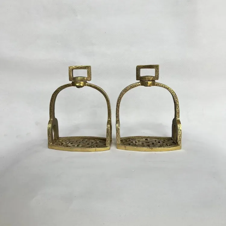 马镫黄铜马镫转环方便调整适合民族马鞍材质纯铜