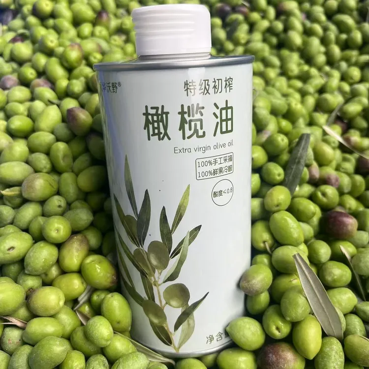 青果陇南特级初榨橄榄油 青果自然物理冷榨 生饮 500ml