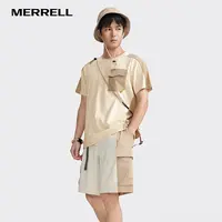 MERRELL迈乐男子运动短裤2024年夏季户外休闲工装短裤男