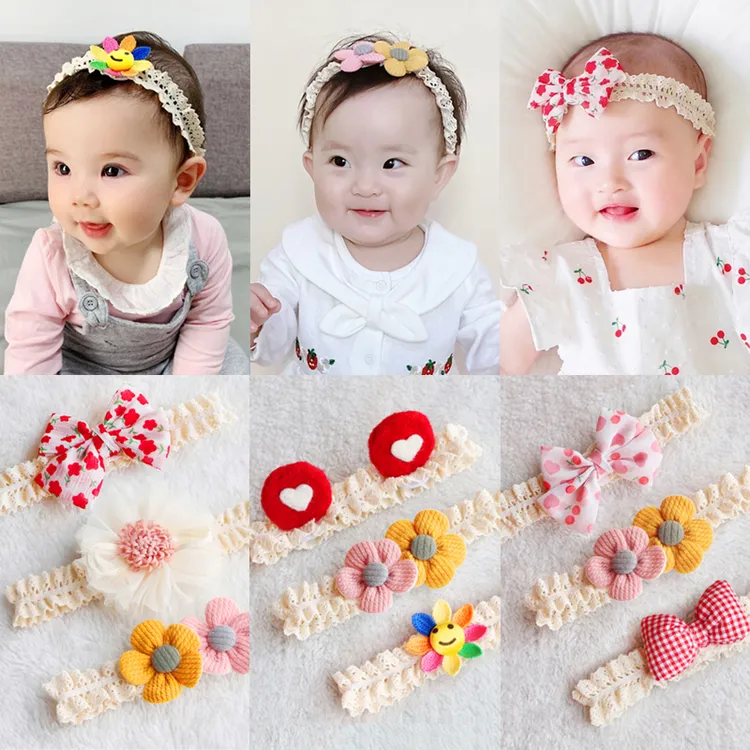 婴儿发带公主可爱超萌女宝宝皇冠头饰婴幼儿满月百天周岁发饰发箍