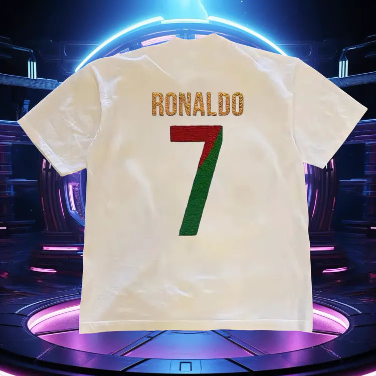 2024夏季高品质纯棉7号圆领印花男款t恤时尚百搭高级男士网红短袖