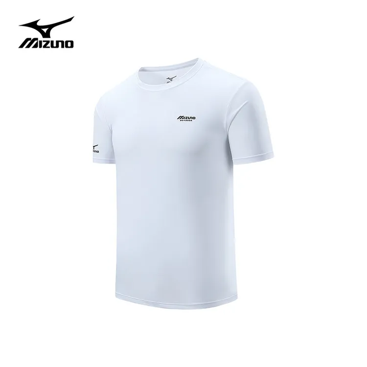 Mizuno/美津浓夏季短袖圆领冰丝速干户外运动体恤休闲百搭薄款男