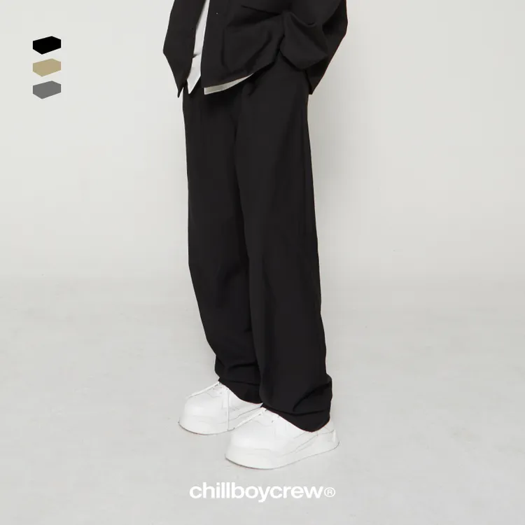 C13轻松裤2代标准微阔锥形西裤chillboycrew全布可入强垂顺懒人化