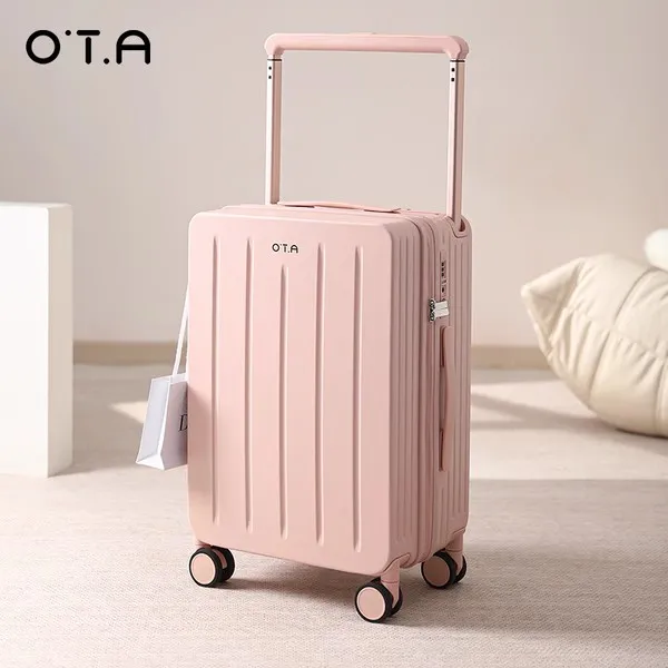 网红行李箱20寸飞机登机箱铝框小型旅行箱耐用宽拉杆高颜值行李箱