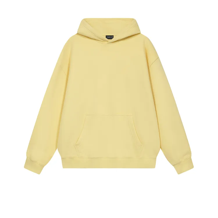 【福利品包邮】基础纯色重磅加绒连帽卫衣男女潮牌宽松百搭情侣帽衫