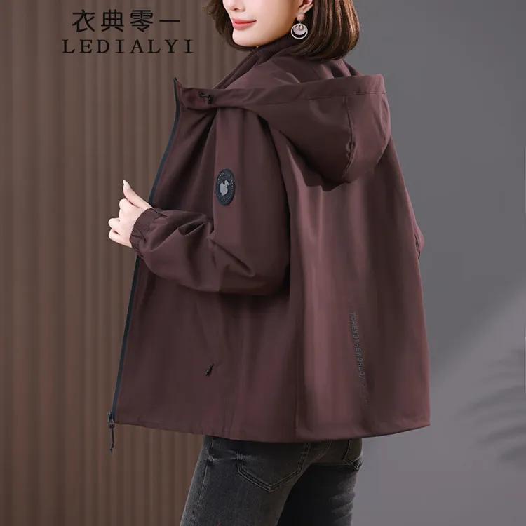 加绒派克服女2025冬季新款宽松显瘦时尚洋气可拆卸加厚保暖外套