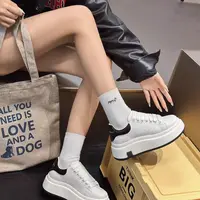2024年秋季新款厚底百搭小白鞋M998-5
