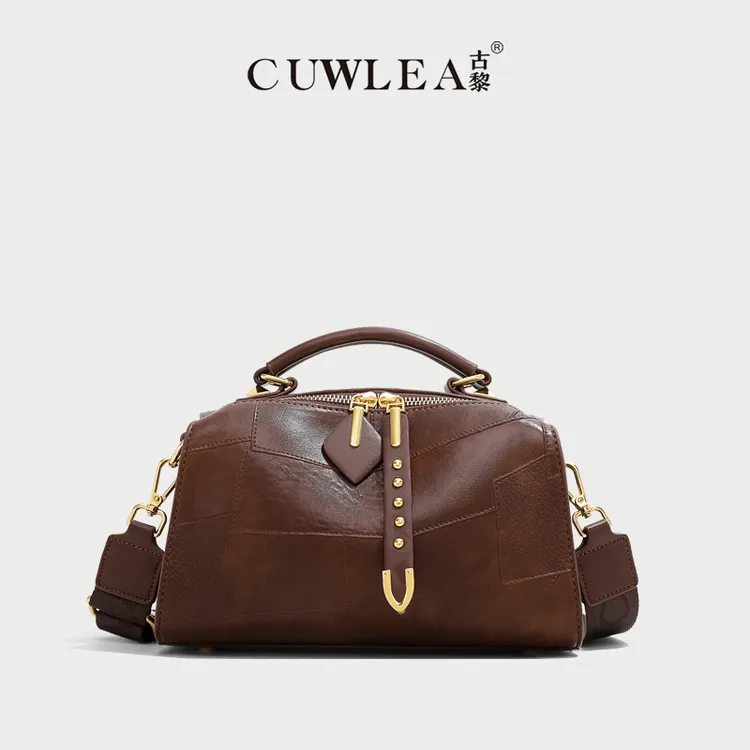 【CUWLEA/古黎】2024年新款枕头包单肩斜挎包GL-1688（送礼盒）