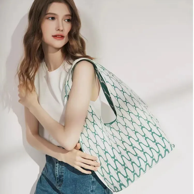 飞织包打样手提袋手腕袋托特包单肩包飞织面料箱包针织设计女款