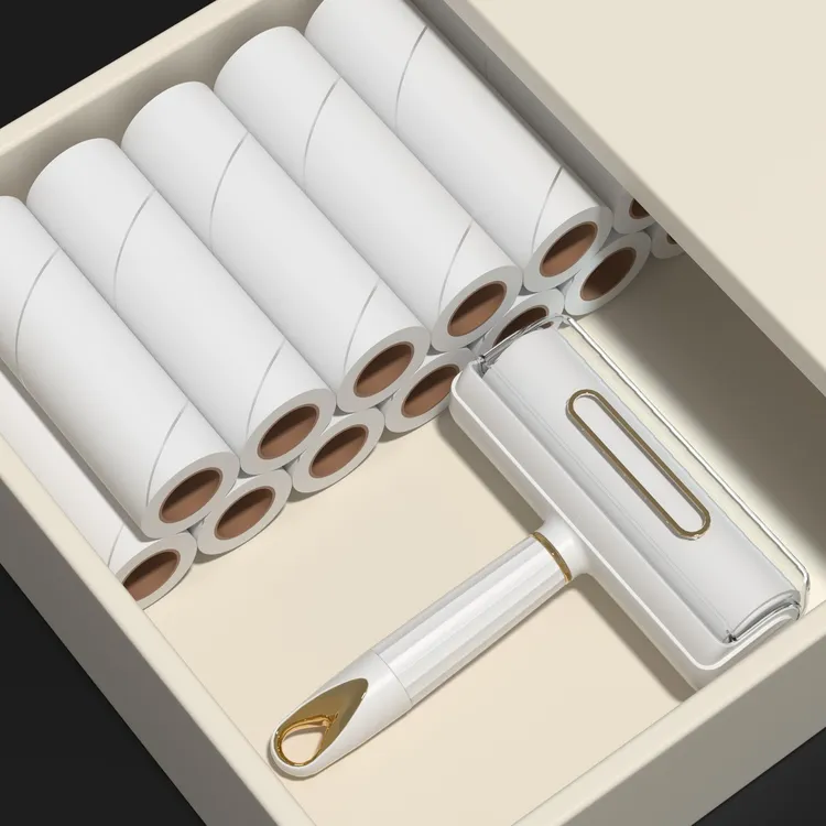 粘毛器大号卷纸替去毛器黏毛器家用地板宠物衣服去毛粘毛器滚筒