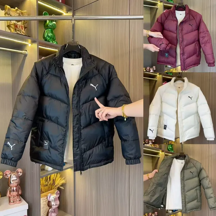 冬季新款加厚男士立领棉服外套刺绣图案时尚休闲棉袄潮流百搭