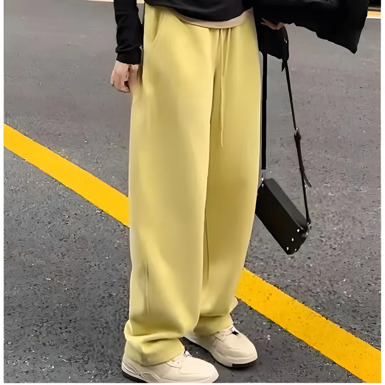 春秋新款阔腿裤时尚女宽松显瘦休闲慵懒显瘦香蕉裤高腰百搭香蕉裤