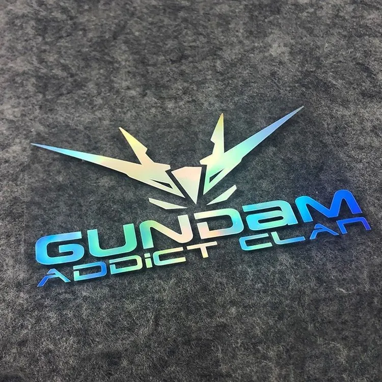 新版高达头像贴纸汽车电动车贴GUNDAM电脑箱包防水反光