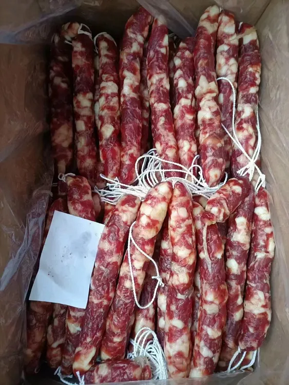 湖北纯肉风干麻辣香肠手工自制腊味