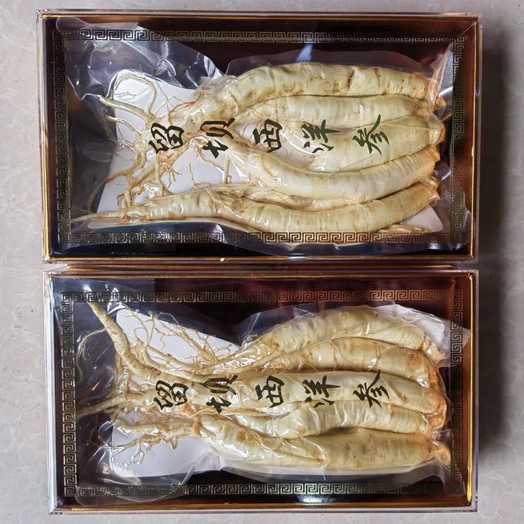 留坝紫柏山鲜西洋参礼盒6根装