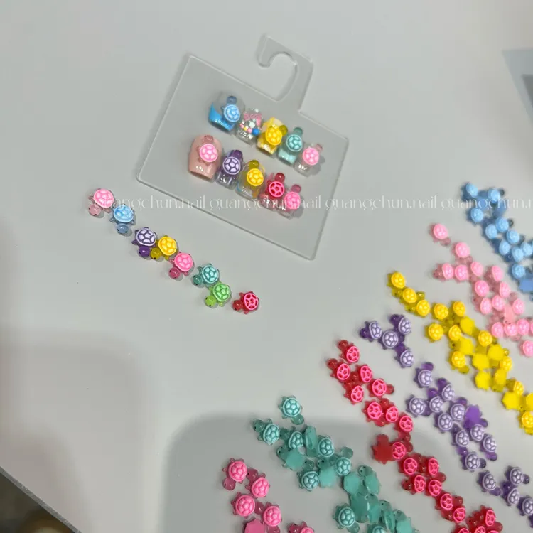 树脂 · 卡通迷你小乌龟 10颗 S-402 美甲饰品