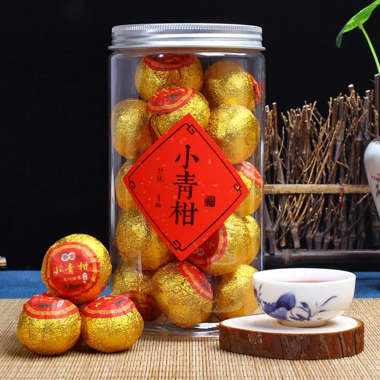 正宗生晒小青柑茶叶十年陈宫廷普洱陈皮茶绵柔中秋送礼独立包装