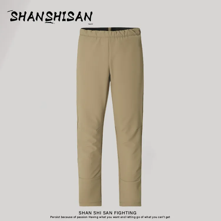 不二选择】秋冬软壳裤防风休闲裤商务运动百搭休闲徒步弹力长裤069