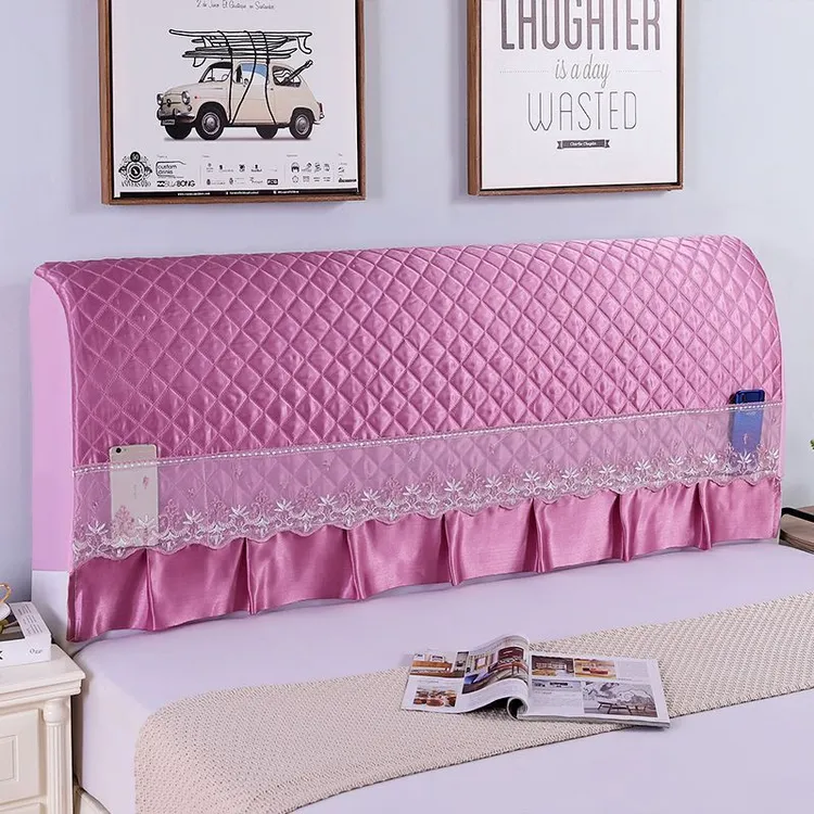 床头罩全包床头套欧式韩式中加厚床头罩弹力布加棉绒床头盖巾万能