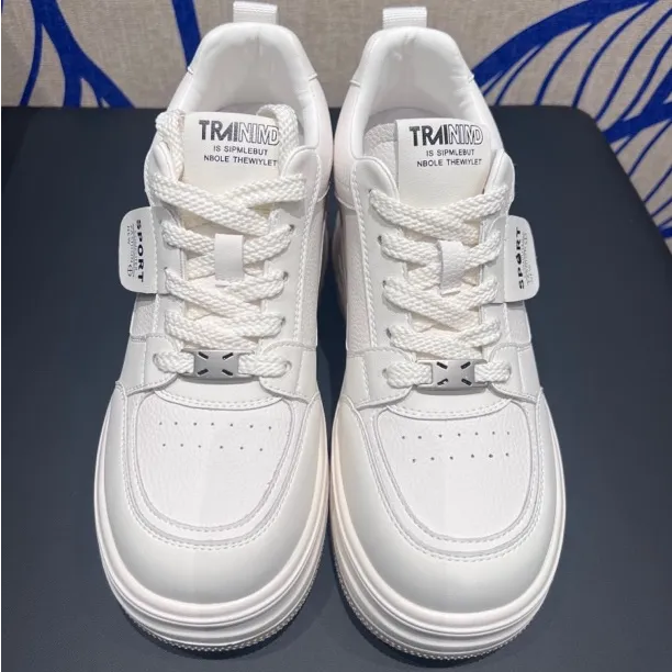 12CM新型隐形内增高新款小白鞋时尚运动百搭显高小个子休闲鞋女鞋