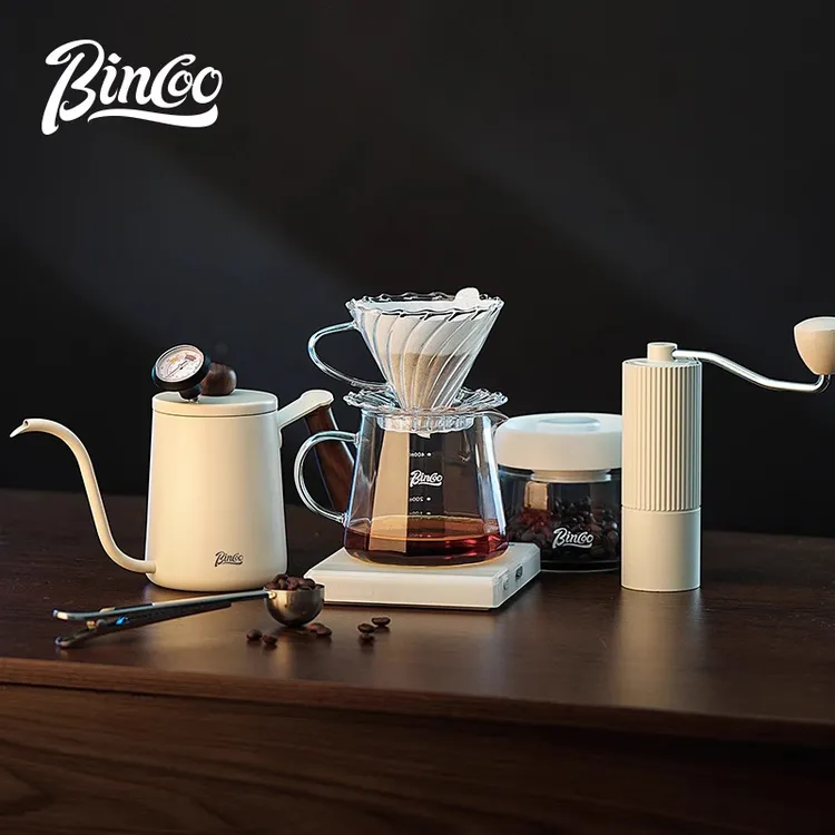 Bincoo咖啡手冲壶套装分享壶滤杯家用小型手磨手冲壶咖啡器具全套