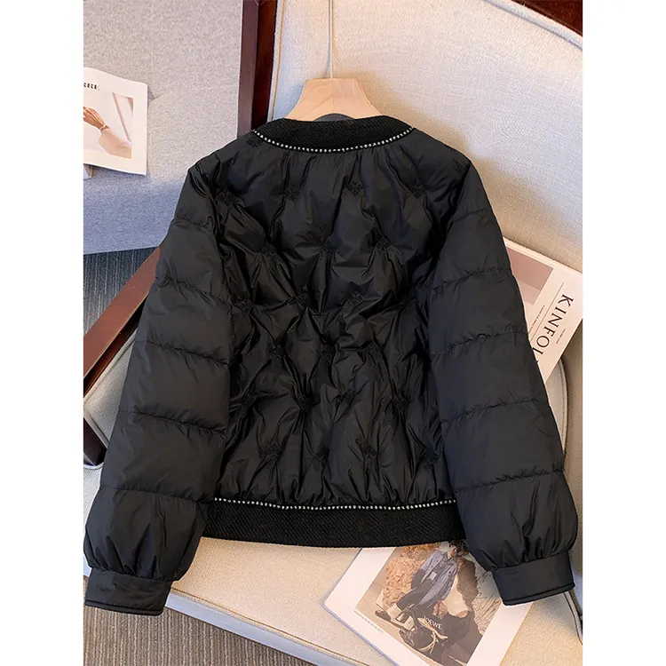 秋冬季小香风棉服女2024新款法式气质小众设计感时尚保暖棉服外套