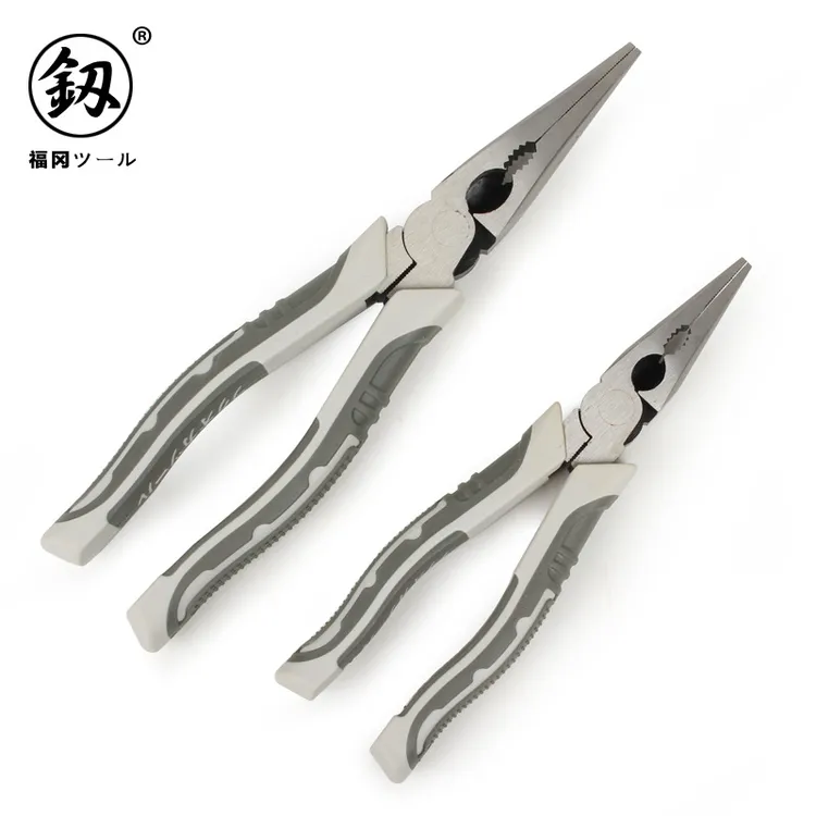 供应福冈工具多功能尖嘴钳省力尖咀钳尖头钳尖口钳子6寸8寸