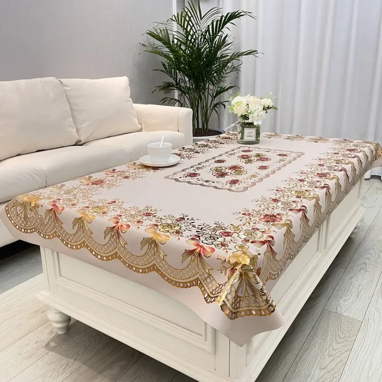 不透明茶几桌布防水防油免洗防烫餐桌垫塑料茶几垫家用茶几桌布