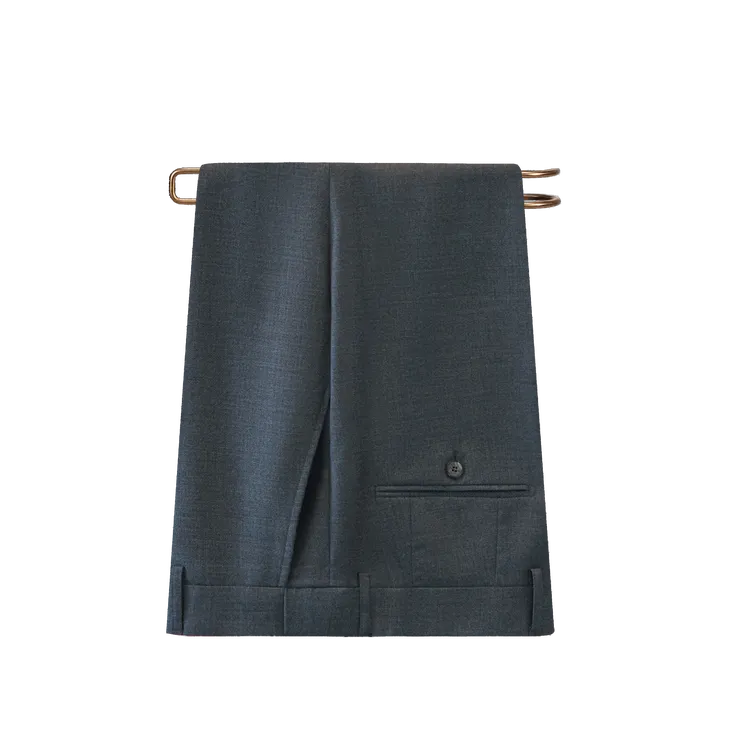 全羊毛商务绅士西裤时尚百搭简约男士轻奢灰色