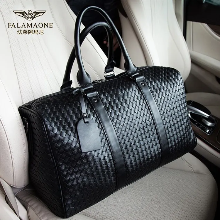 法莱阿玛尼旅行包男手提包大容量出差旅游包单肩斜挎行李袋健身包