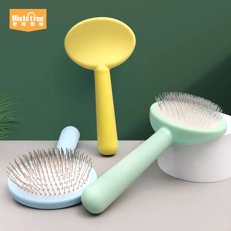 宠物梳子马卡龙猫咪换季拉毛美容细针针梳狗狗去浮毛开结脱毛梳