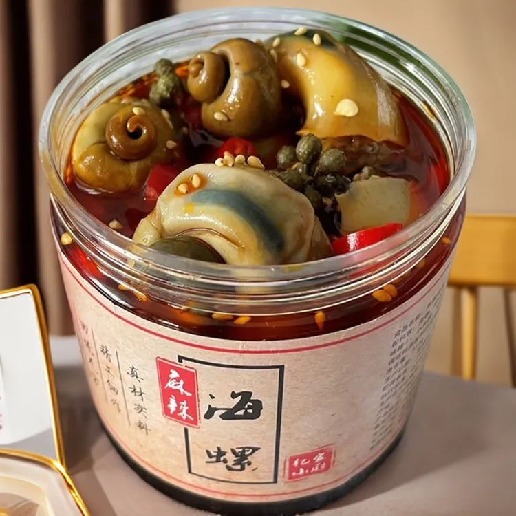 特色海螺肉速食办公室美食肉质肥美饱满下饭菜休闲零食辣味超好吃