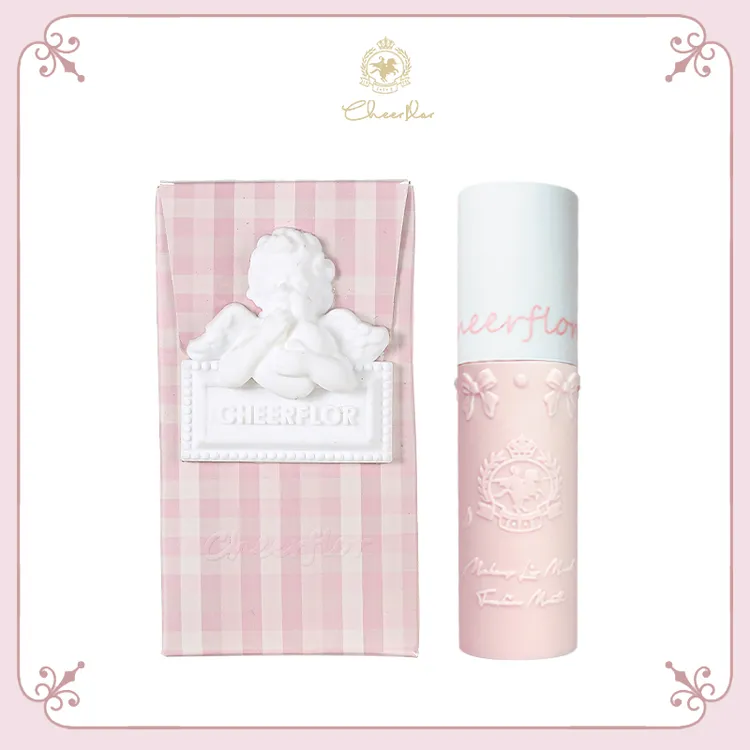 【官方直播】cheerflor&游乐者天使浮雕唇泥唇釉学生奶茶色唇釉