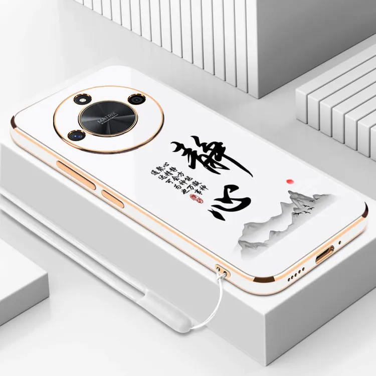 适用华为荣耀x60手机壳静心BRC-AN00曲屏5G全包防摔软硅胶超薄电.