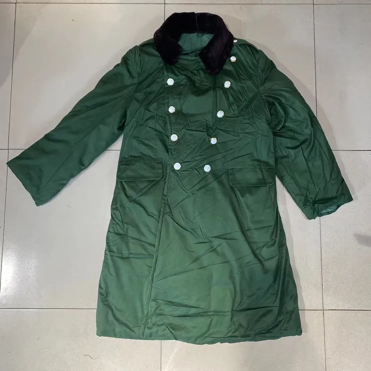 【橄榄绿棉大衣】正品老库存保暖防寒棉花大衣