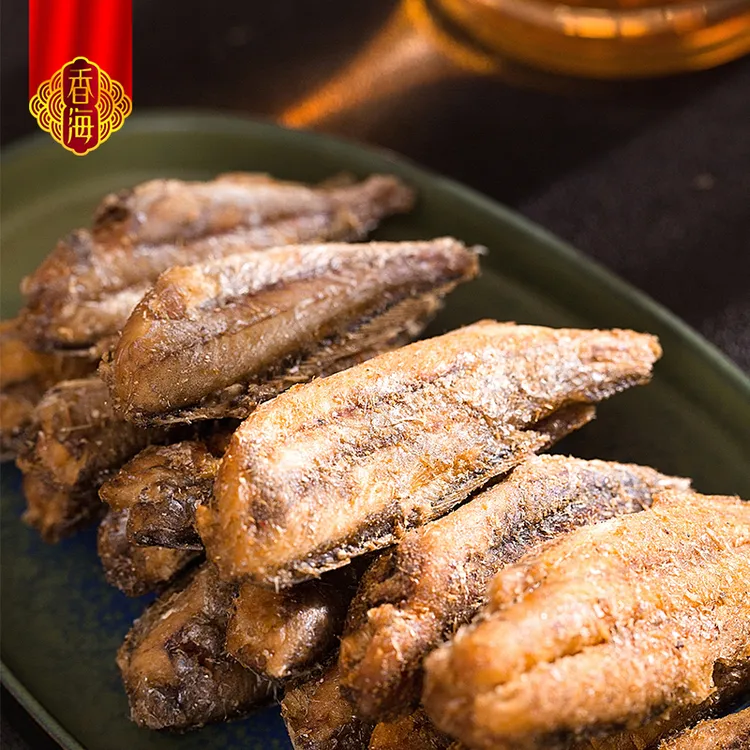 黄鱼酥深海香辣原味脱水鱼干即食营养酥脆口味零食255g袋装