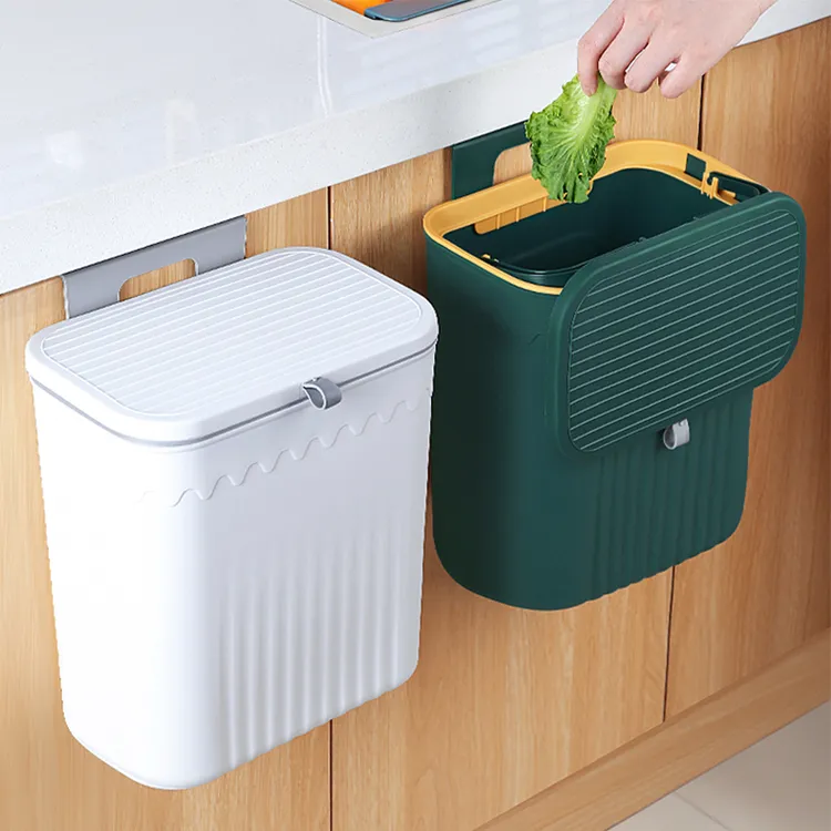 垃圾桶壁挂式家用厨房卫生间厕所专用带盖客厅纸篓收纳桶挂墙纸篓