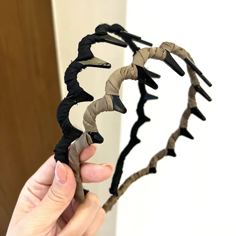 发箍2024年网红新款女带齿原创发卡头箍防滑刘海夏天头饰品高级感