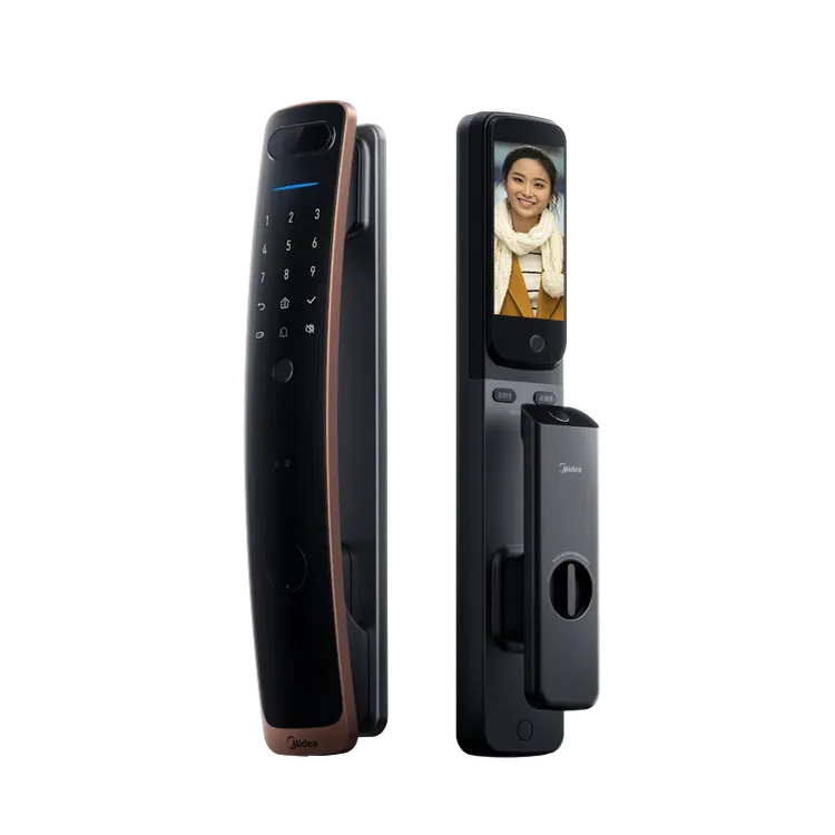 美的智能锁BF550系列全自动人脸识别门锁摄像头指纹BF550 Plus