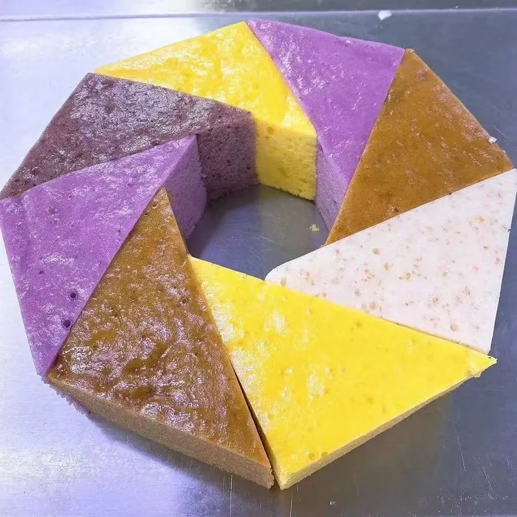  广式马拉糕 三角形松糕红糖发糕茶楼点心速食早餐半成品包子馒头