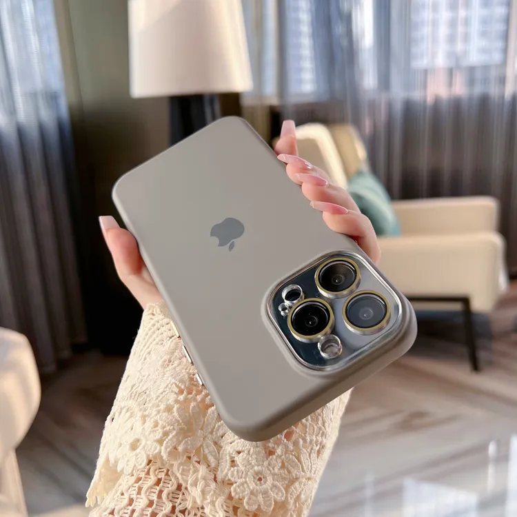 适用于苹果15/14/13新款液态硅胶镜头全包iphone15promax防摔12